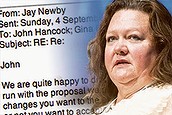 Private Rinehart emails revealed (Thumbnail)