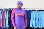 A model wearing a burkini.