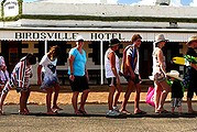 Birdsville locals head to the pool