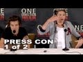 One Direction: This is Us: Harry Styles & Niall Horan Press Conference 1 of 2