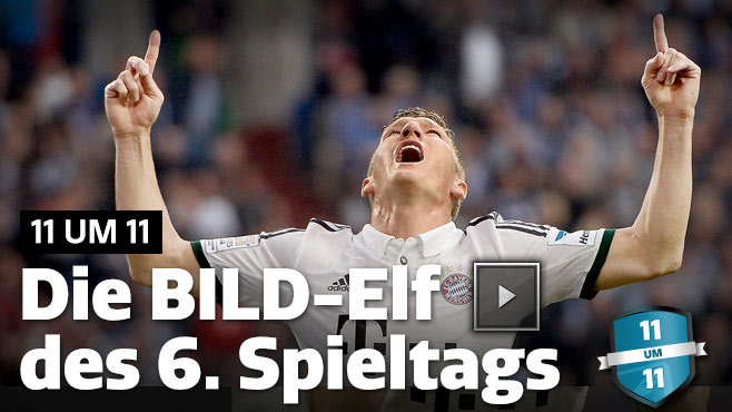 Die Bild-Elf des Spieltages 