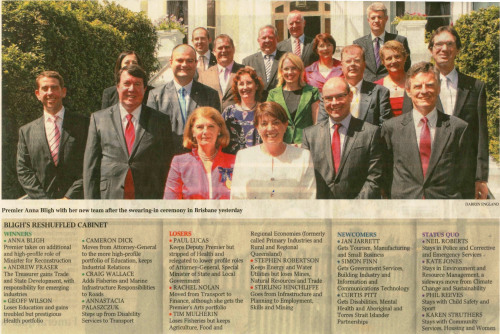 Qld Labor Cabinet 2011 