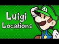 Paper Mario: Sticker Star - All Luigi Locations