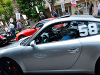 Ferraris and Other Luxury Cars Serve as Backdrop for Boycott Rally at La Playa Carmel