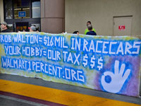 Two of the 'Walmart 60' Picket Salinas Walmart Store