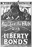 WWI poster: Beat back the Hun with Liberty bonds