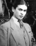 Frida Kahlo in suit