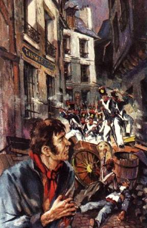 Painting of Silk Workers Revolt in Lyon