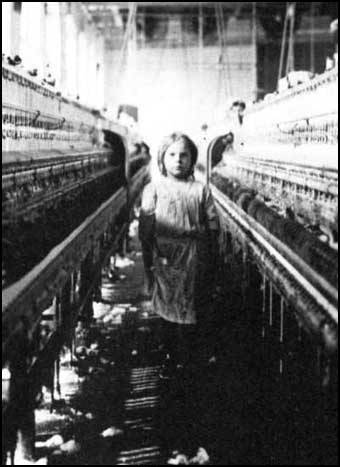 Child laborer, by Lewis Hine