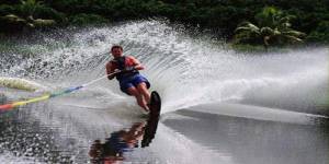 water skiing