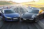 At the dragstrip: Audi R8 V10 Plus v Porsche 911 Carrera 4S (Thumbnail)