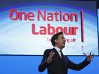 Ed Miliband delivers his speech at the Labour Party conference in Brighton