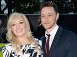Talented family: James McAvoy and his sister Joy on the blue carpet of the London premiere of Filth on Monday night