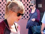 Dancing time: Taylor Swift emerged from a dance session on Monday in Los Angeles