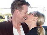 Hot time in the city! Anne Heche gives boyfriend James Tupper a passionate kiss (or two) before heading into the airport