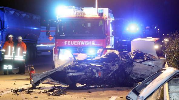 Geisterfahrer Unfall auf der A7