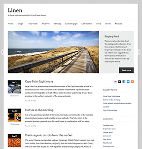 Linen WordPress theme