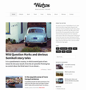 Watson WordPress theme