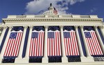 A view of the West Front of the Capitol building in Washington.