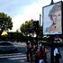 'Diana' film advertised at Pont De L'Alma