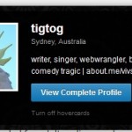 The hovercard you should see if you hover over tigtog's gravatar