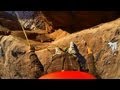 World's Most Insane Rope Swing Ever!!! - Canyon Cliff Jump