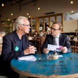 Adam Bandt & Hall Greenland (Grayndler) on the Greens campaign trail