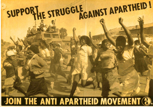 1980s anti-apartheid leaflet - Ian Curr collection  (click to read article)