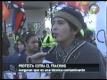 Canal 7 Sapag contra mapuches por fracking en Neuquén