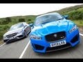 Supersaloon showdown: Jaguar XFR-S vs Mercedes E63 AMG