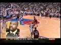 Ben Wallace Blocks Shaquille O'Neal (Sportscenter Coverage)