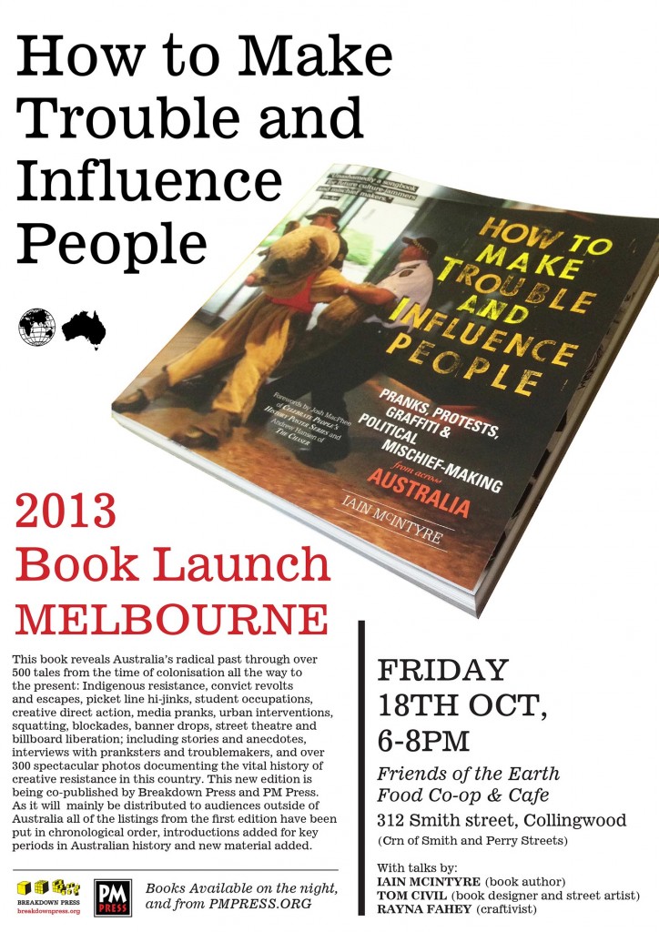 Melbourne Launch, Friday 18th October