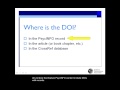 How to Find DOIs in APA PsycINFO