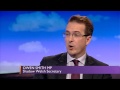 UK's open border immigration, debate Bulgaria+Romania (24Apr13)