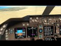 هبوط طائرة مطار صلالة - الطيران التشبيهي salalah airport landing