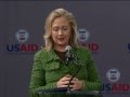 Secretary Clinton Delivers Remarks at USAID Town Hall Meeting