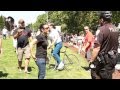 Brawl at Pride Fest in Seattle. Street preachers get attacked by crowd. 30 June 2013