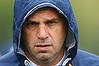 MELBOURNE, AUSTRALIA - OCTOBER 10:  Coach Ange Postecoglou looks ahead during a Melbourne Victory A-League training session at Gosch's Paddock on October 10, 2013 in Melbourne, Australia.  (Photo by Michael Dodge/Getty Images)