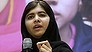 Malala Yousafzai, 16-year-old Pakistani campaigner for the education of women, speaks during a news conference with World Bank President Jim Yong Kim (not pictured), celebrating International Day of the Girl in Washington October 11, 2013. REUTERS/Gary Cameron (UNITED STATES - Tags: SOCIETY POLITICS)