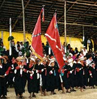 Zapatista flags Oventic