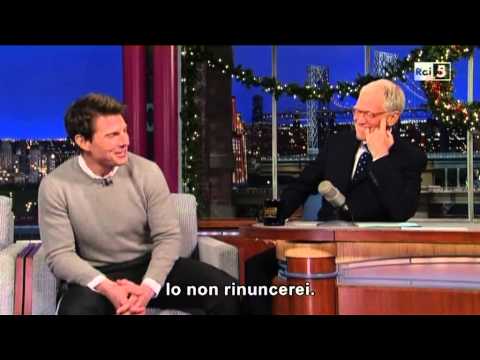 Tom Cruise @ David Letterman Show 17/12/12 SUB ITA