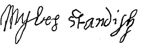 A signature in archaic handwriting