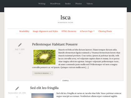 Isca WordPress Theme