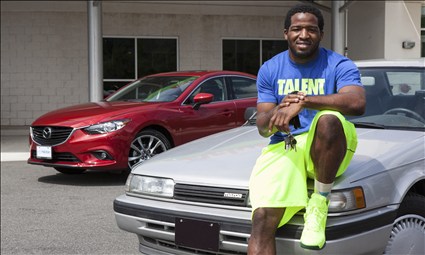 NFL player gets his 'dream' car back(© Mazda Motor of America, Inc.)