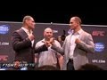 Cain Velasquez vs. Junior Dos Santos 3: face off & press conference highlights