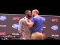 Jon Jones vs. Alexander Gustafsson: face off & press conference highlights