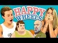 TEENS REACT TO HAPPY WHEELS