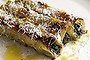 Justin North's cannelloni of silverbeet with burnt butter and parmesan.