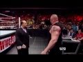 Brock Lesnar destroys 3MB for The Shield