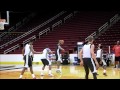 Dwight Howard - First scrimmage footage as a Houston Rocket